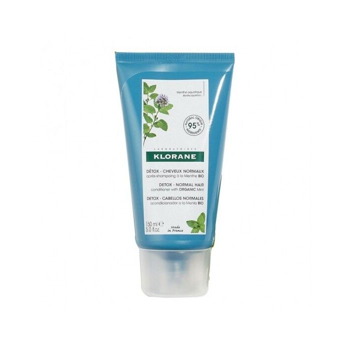 Klorane détox après shampooing à la menthe bio 150ml