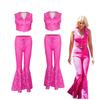 Trendy Barbie Ken Movie Character Cosplay Outfit Polyester, Personalized Streetwear, Available In Multiple Sizes