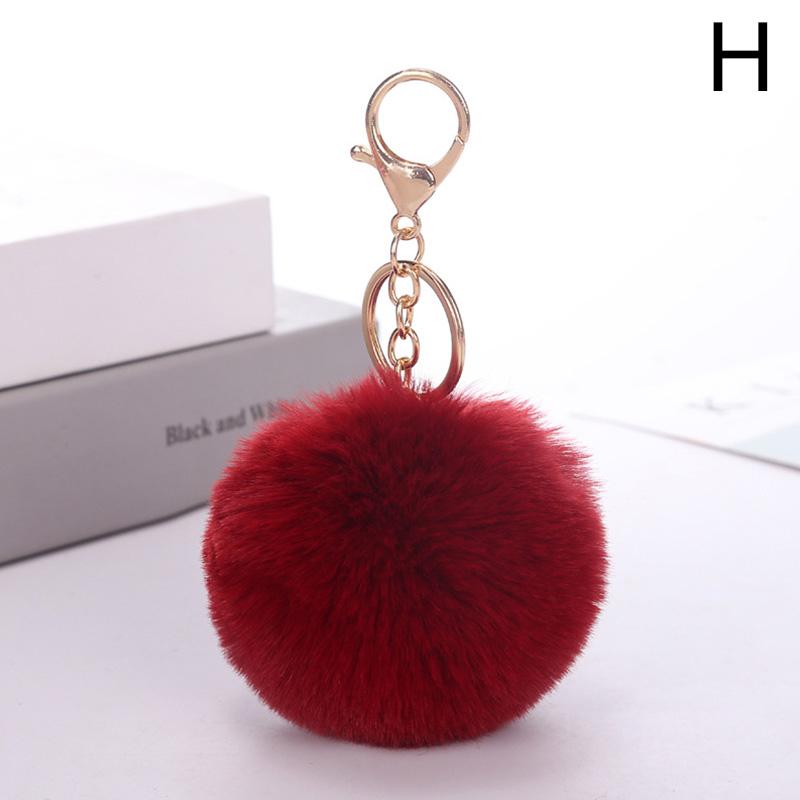 1 шт. автомобильные украшения брелки меховые пушистые плюшевые шарики сумочка ювелирные изделия женские подвески брелок мода