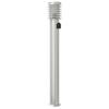 Path Light with Socket Silver 110 cm Stainless Steel