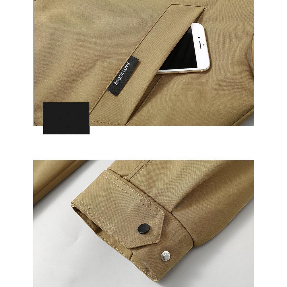 Men's Plus Size Spring and Autumn Casual Windbreaker Hooded Coat Loose Extra Large Fat Work Jacket 4XL-10XL