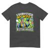 I Survived My Wifes Masters Degree Dad Jokes Sarcastic Dad TShirt