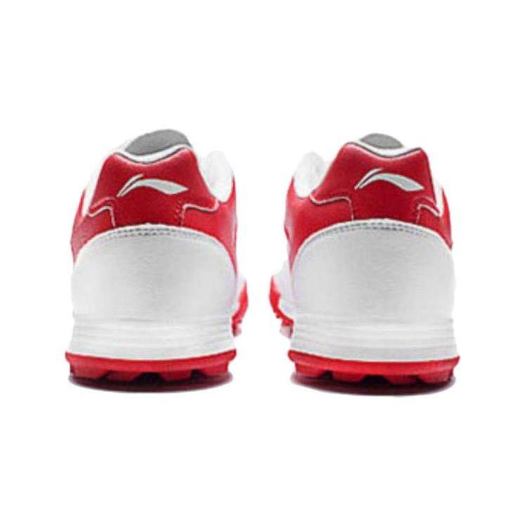 Детские футбольные бутсы Li Ning Youth TF Grass Anti-Slip Anti Kick Shock Absorbing Low-Go Детские футбольные бутсы Белые Красные YSTT006-1