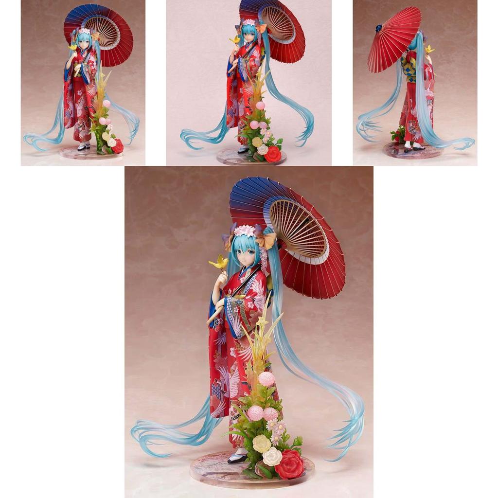 Изысканная аниме фигурка Stronger Hatsune Miku Кимоно Юката Hanairogoromo ПВХ