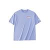 Printed Letter Crew Neck Pullover Short Sleeve T-Shirt Men Tops Purple 152328114-2