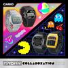 Casio Наручные часы Классическая модель PAC-MAN коллаборация изготовлена из биопластика F-91WPC-1AJR мужские черные