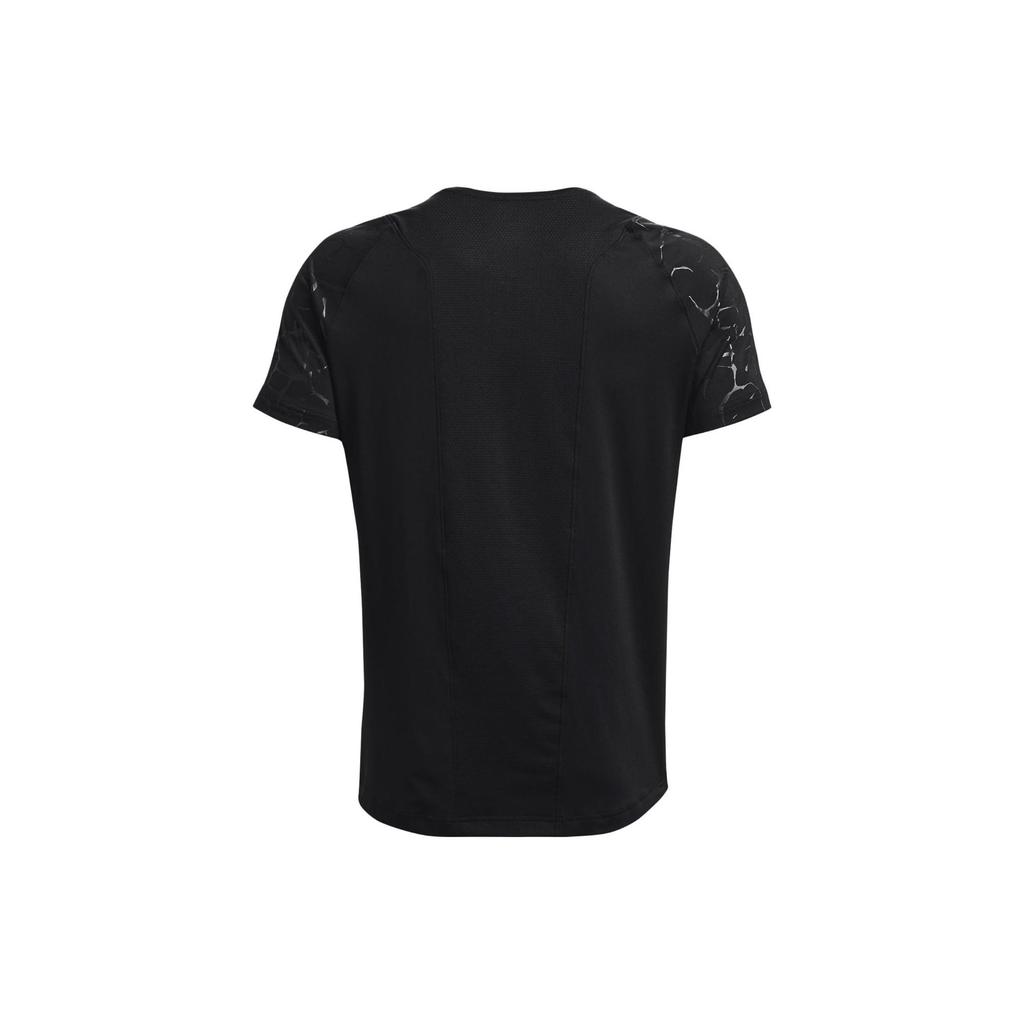 Under Armour RUSH Мужская черная футболка 1376790-001