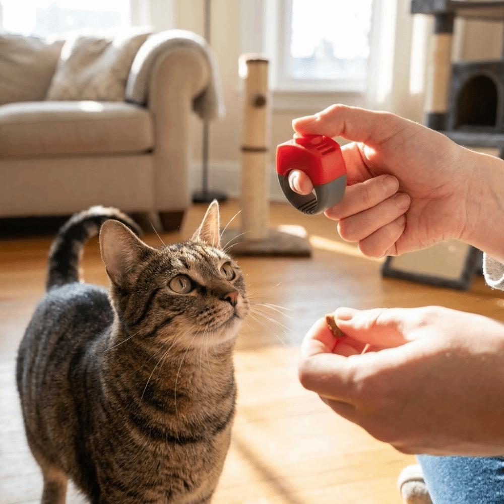 Professional Pet Clicker Trainer Portable Dog Training Clickers Behavior Modification