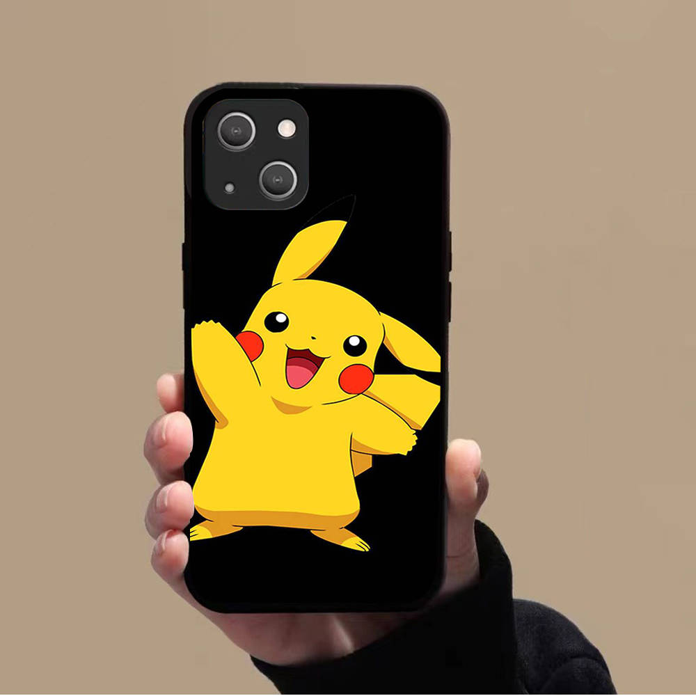 Мягкий чехол KK-44 Pikachu для Xiaomi Poco F5 F6 M6 X3 X6 Redmi 10A 10C 12C 13C 9A 9C 9T A3 A3X Note 8 9 10 11 12 13 C65 C50 C51 C55 Pro Plus 4G 5G