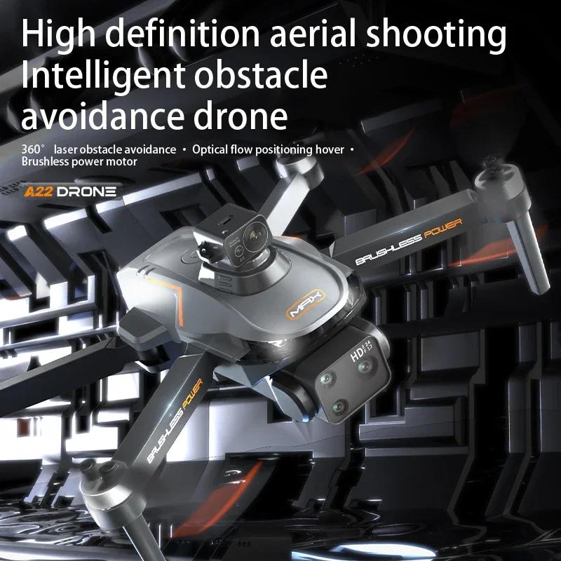 2024 Новый A22 Pro GPS Дрон 8K HD ESC Камера Бесщеточный HD RC Самолет 5G WIFI FPV 360° Лазерный Дрон для Избежания Препятствий Игрушка