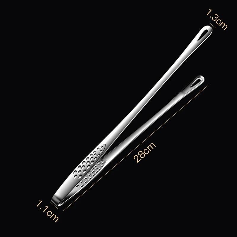 Food Tongs Stainless Steel Barbecue Tongs Meat Salad Food Serving Tongs Tweezers Long BBQ Grill Cooking Tongs Kitchen Utensils