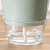 Plastic Resin Material Automatic Water Absorbing Planter Lazy Hydroponic Pot  Home Planters