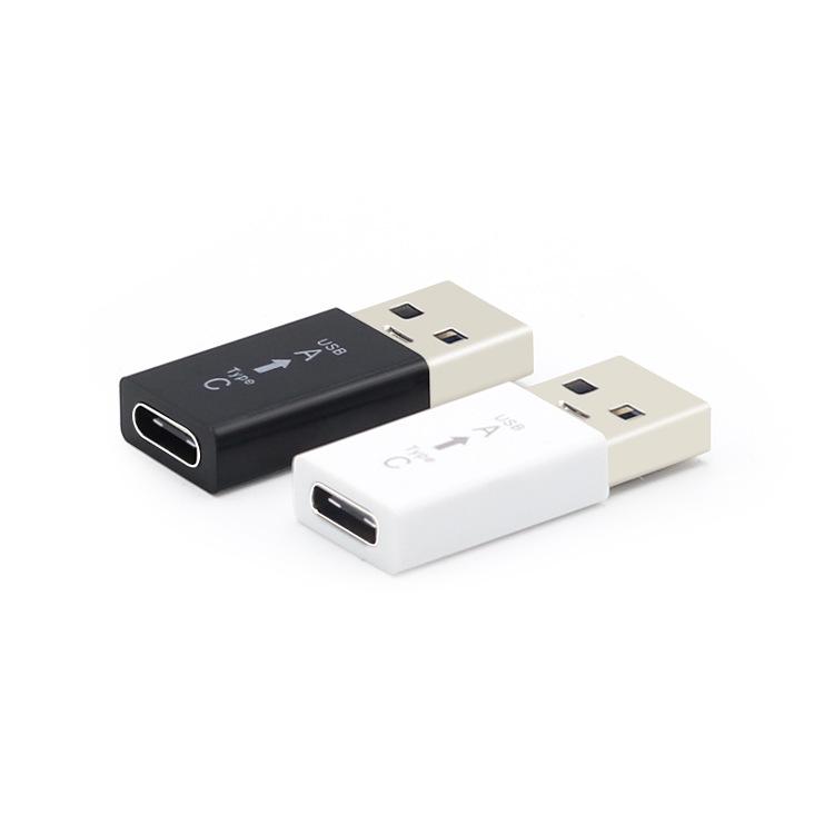 Адаптер USB 3.0 (папа) на USB Type-C (мама) для зарядки и передачи данных