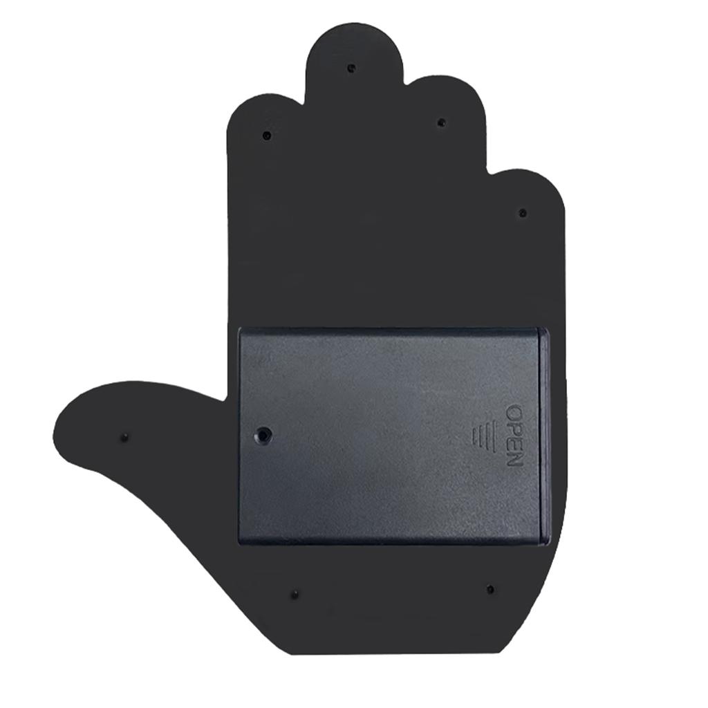 Автомобильный забавный светильник для жестов, фонарь для пальцев на заднем стекле автомобиля с дистанционным управлением, предупреждение, интерактивная ладонь