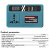 Для Makita DeWalt Milwaukee 18V Литиевая Батарея Блок Питания Инвертор DC 18V AC 220V USB TYPE-C Адаптер Батареи для Кемпинга на Открытом Воздухе