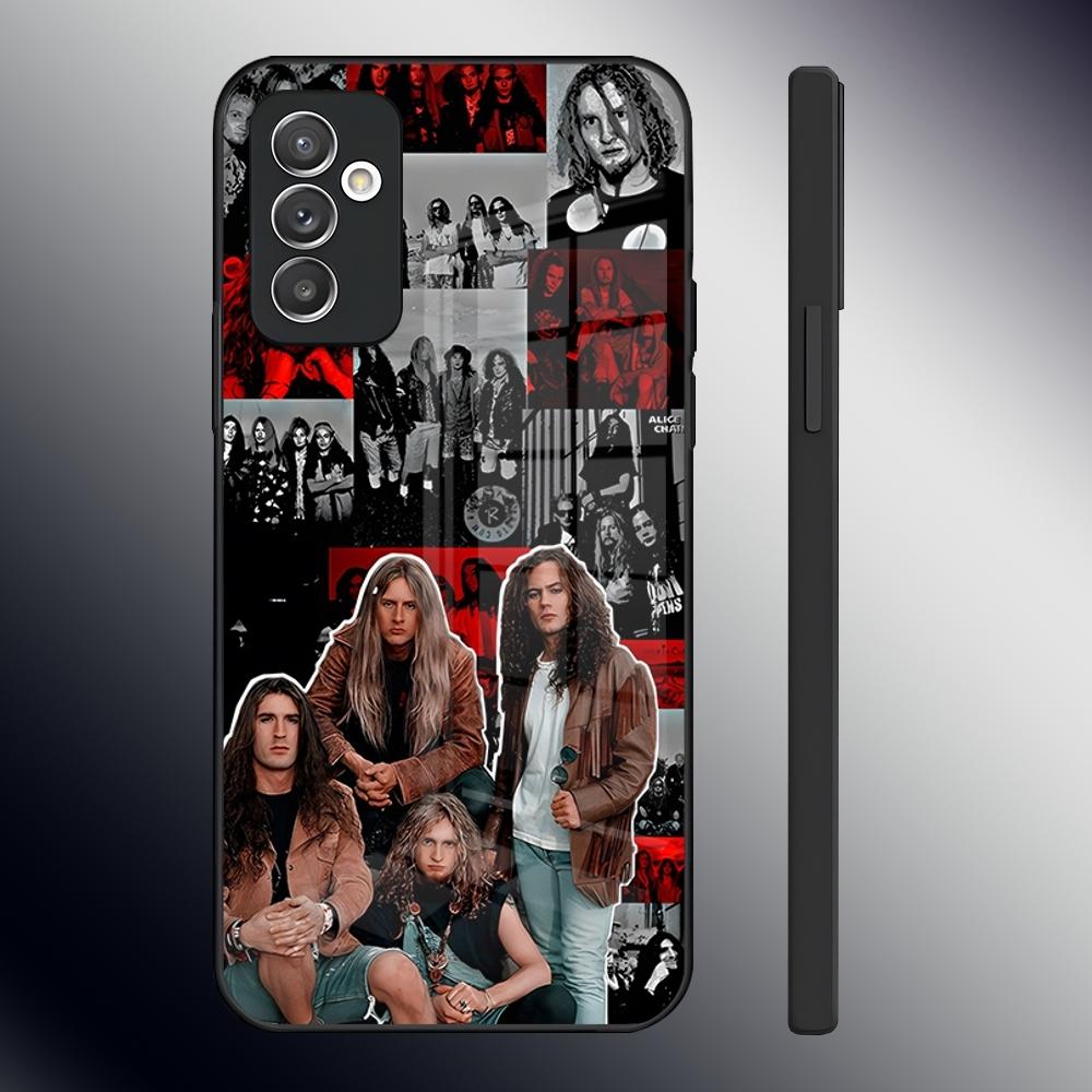 Чехол для телефона тяжелой рок-группы Alice In Chains для Samsung S26 S24 Ultra S23 S22 S21 Fe S25 Plus A54 A34 A24 A53 A13 A16 Стеклянная крышка