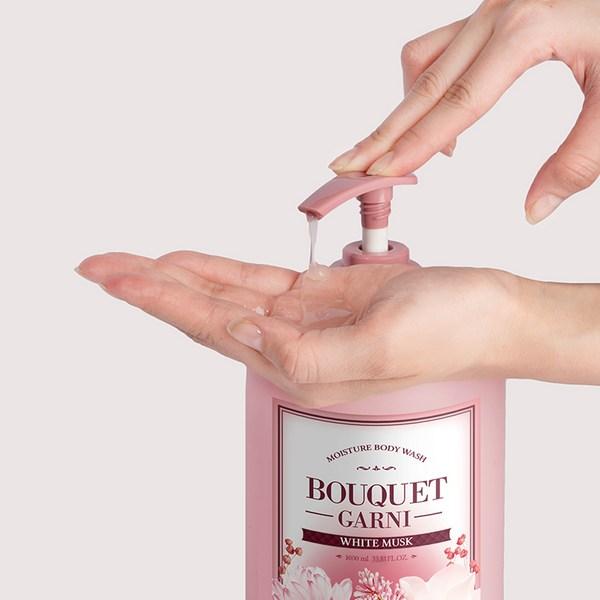 Bouquetgarni Moisture Body Wash White Musk, 2, 1000мл корейская косметика