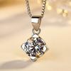 Four-corner Claw Temperament Women's Pendant Women's Silver-plated Jewelry Fashion Simple and Brilliant Pendant Jewelry