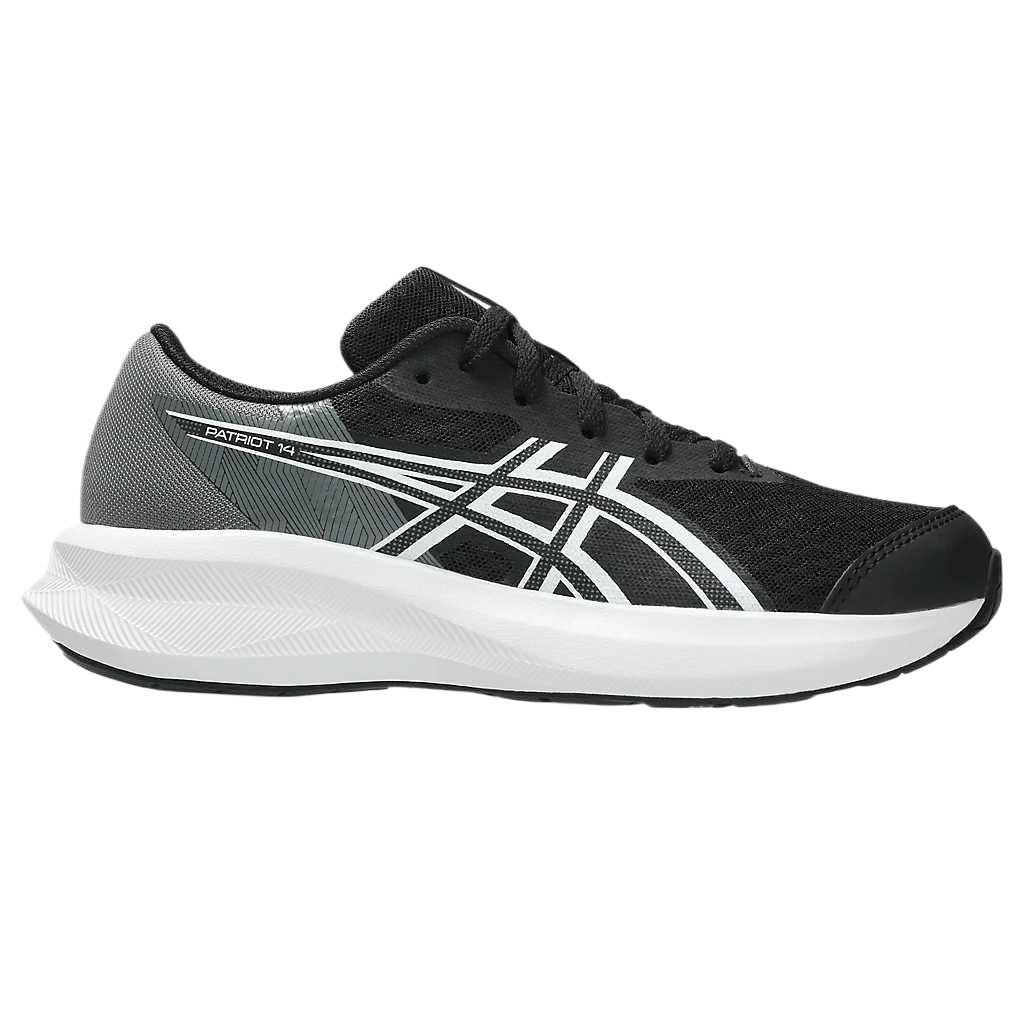 Asics Patriot 14 Сетчатые Удобные Толстая Подошва Дышащие Низкие Кроссовки для Бега Детские кроссовки 1014A392-002