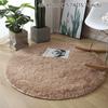 Fluffy Wool Rug Living Room Carpets Faux Fur Round Mat Kids Room Long Plush Rugs Home Bedroom Decor Shaggy Carpet