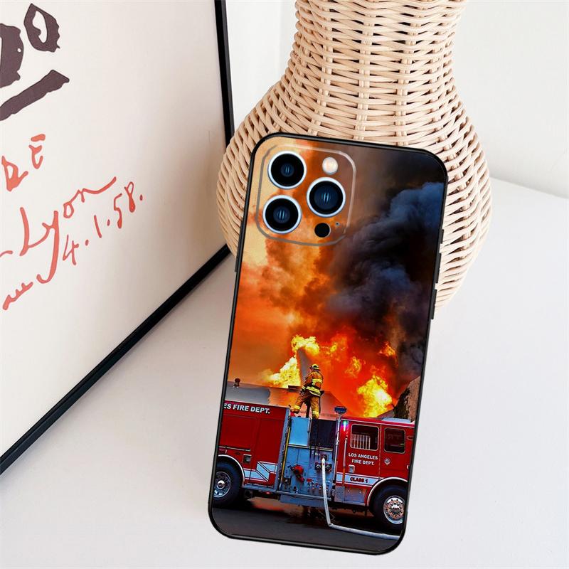 Чехол для телефона 'Герой-пожарный' для iPhone 17 Pro Max 16 15 11 12 13 14 Pro Max mini 15 16 Plus 16e 17 Air Cover