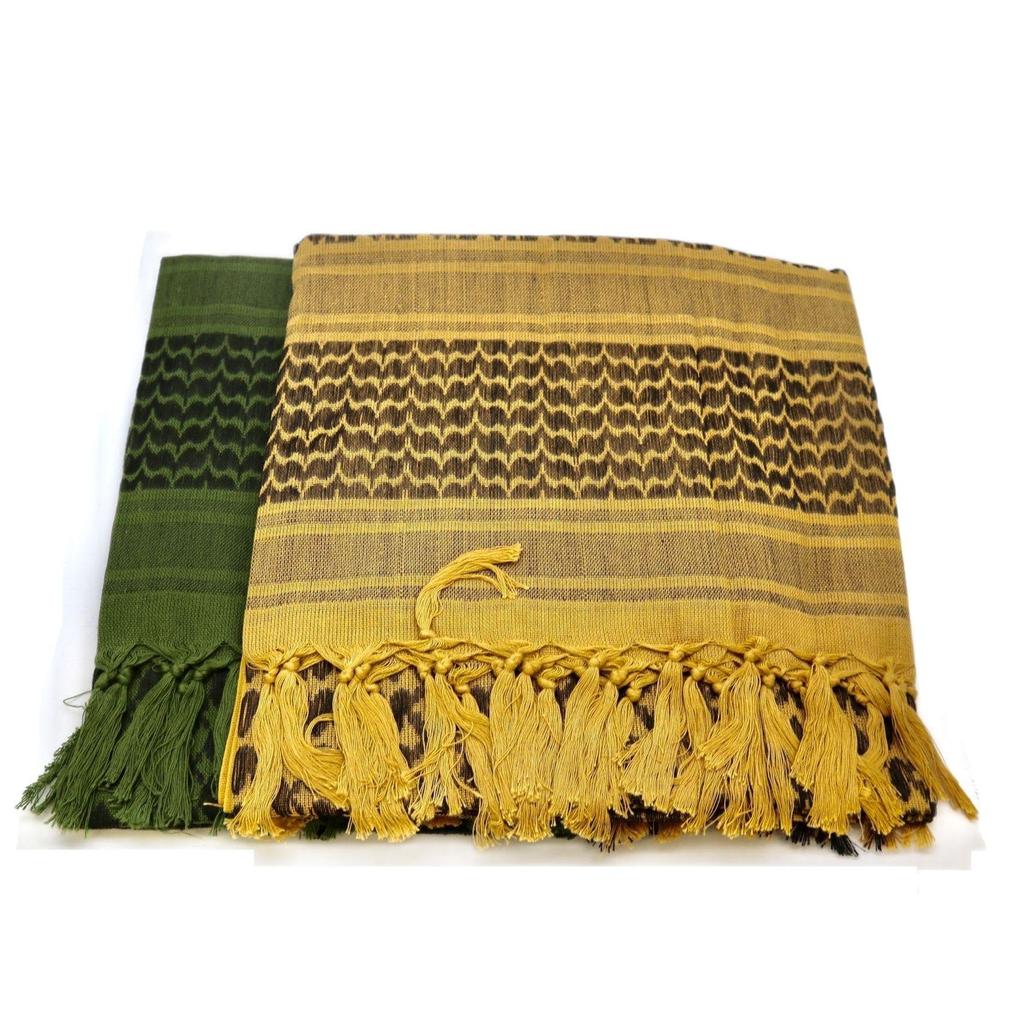 Cotton Camouflage Net Scarf Polyester