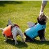 BXX Dog Shark Fin Reflective Life Jacket High Buoyancy Anti Drown Swim Vest With Rescue Handle For  Pool Beach Water Play