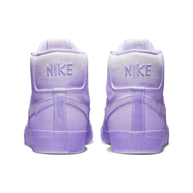 Nike Sb Blazer Mid Prm Lilac Skateboard Shoes DR9087-555