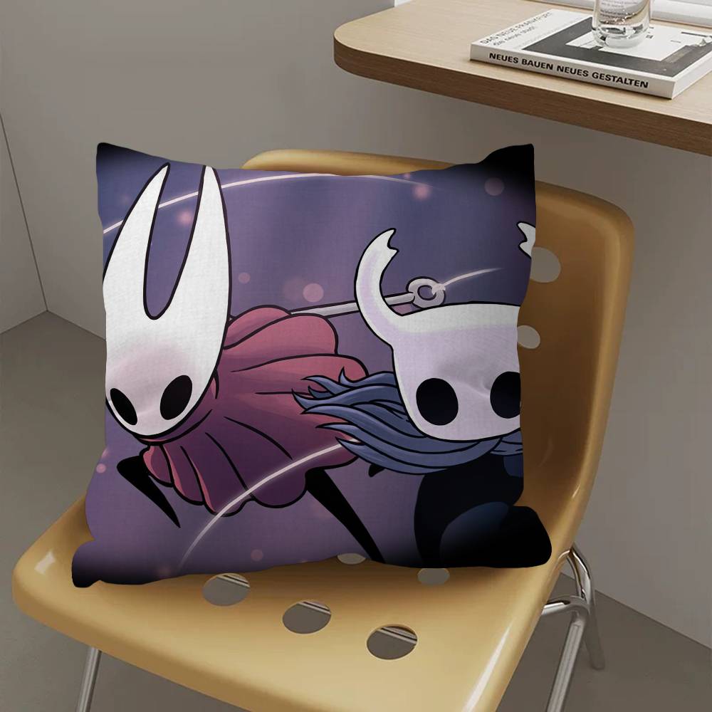 Наволочки Hollow Knight Мультяшные Декоративные для Дивана Домашние Двусторонние Короткий Плюш Милая Подушка