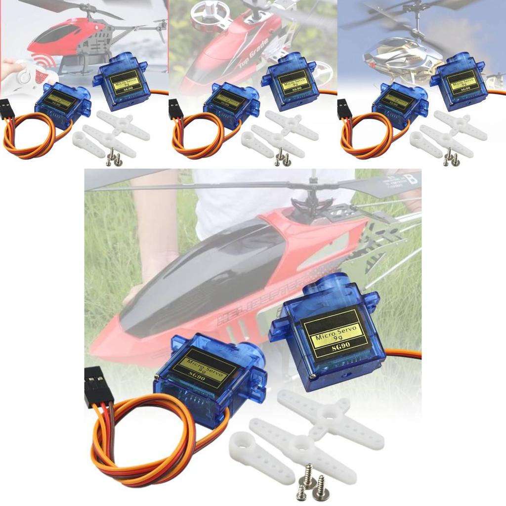 Sg90 9g Servo Lightweight High Precision Rc Model Airplane Small Robot Motor