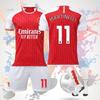 2023-24 Arsenal Home 7 Saka 8 Elneny 9 Jesus 11 Martinelli Football Jersey Sports Apparel For Kids