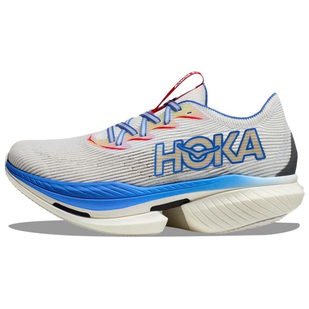 HOKA One One Cielo X1 Soft Comfortable Non-Slip Durable Low-Top Running Shoes Unisex Running Shoes Light-Gray 1147910-WHTV