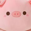 Ultra Soft Pink Pig Stuffed Doll Lying Plush Piggy Toy Animal Soft Plushie Pillow for Kids Baby Comforting Birthday Xmas Gift