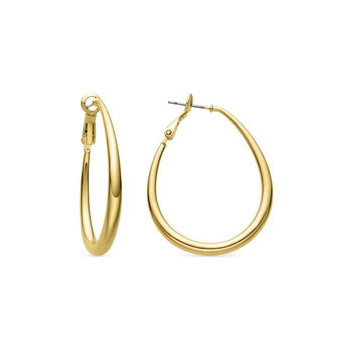 Luxenter Boucles d'oreilles de 38 mm de diamètre, finition en or 18 carats - Babo