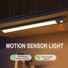 20CM 40CM PIR Motion Sensor LED Night Light USB Rechargeable Closet Light Magnetic Wall Light For Bedroom Kitchen Stairs Bedside