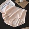 Large Size Sports Style High Waisted Panties Made of Pure Cotton and Antibacterial Triangle Women’s Panties