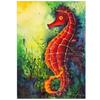 Алмазная картина Полный дисплей Вышивка крестиком Маленький морской конек Животное 5D DIY Круглая алмазная вышивка