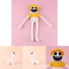 Zoonomaly Plush Odd Animal Park Stuffed Zoo Guard Doll Short Plush Cartoon Character Other Pp Cotton Customized White Yellow 48*7*40cm