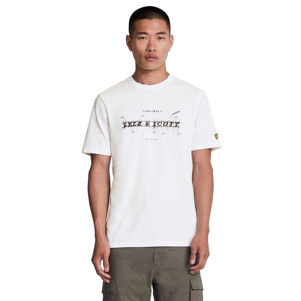 Lyle & Scott Mens Anatomy Of Type Graphic T-Shirt
