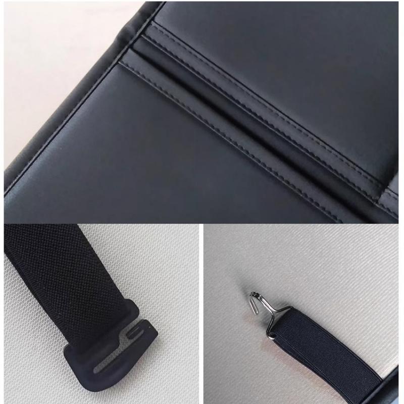 Защитный чехол для спинки автомобильного сиденья из искусственной кожи премиум-класса с губчатым наполнителем, противоударный, водонепроницаемый, всесезонный, универсальный, противоскользящий, автомобильные товары