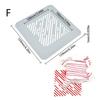 Non Stick Bakery Printing Mold Easy Release Hand Washable Manual Unmolding Diy Dessert Decoration