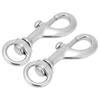 2pcs 80MM Diving 316 Stainless Steel Swivel Eye Snap Hook Swivel Single Ended Diving Clip