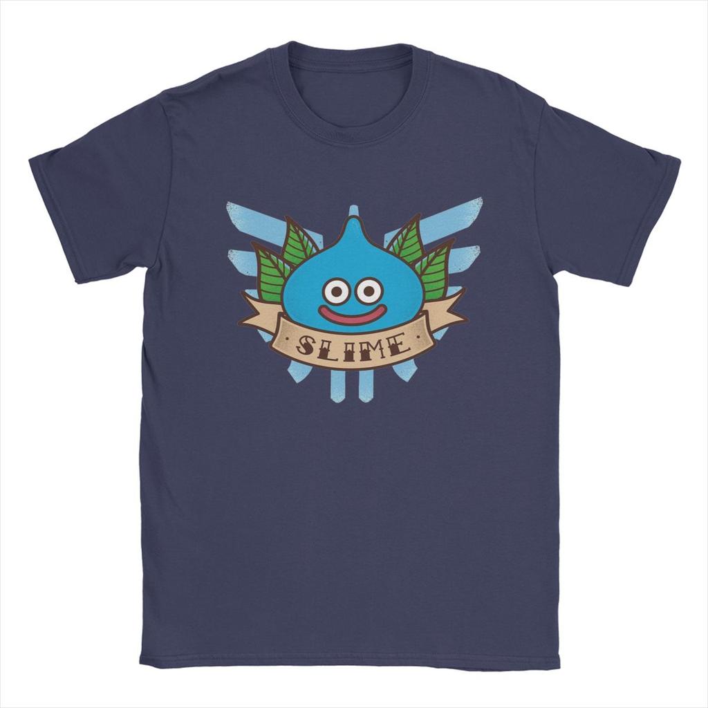 Футболки Slime Dragon Quest для мужчин Хлопковая юмористическая футболка с круглым вырезом Футболка с коротким рукавом Топы Идея для подарка