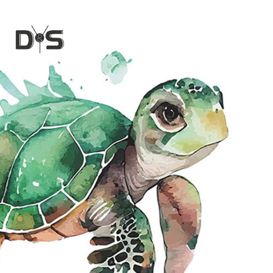 Наклейка на унитаз с изображением морской черепахи, съемная самоклеящаяся водостойкая ПВХ для гостиной, ванной комнаты, стены искусства, украшение для крышки унитаза с животными