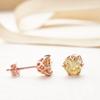 Красочные серьги с муассанитом, 1 карат, серебро S925, 18-каратное покрытие, сверкающие серьги-гвоздики, ювелирные изделия, сертифицированный GRA драгоценный камень для женщин и мужчин