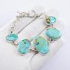 Natural Turquoise Bracelet, 925 Sterling Silver Bracelet, Arizona Turquoise Bracelet , Handmade Oval Gemstone Bracelet, Anniversary Gift
