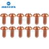 Wanyifa 12 шт. Титановые болты M5x10 12 мм Винтовой болт для роторов дискового тормоза с головкой Torx T25 Горный велосипед