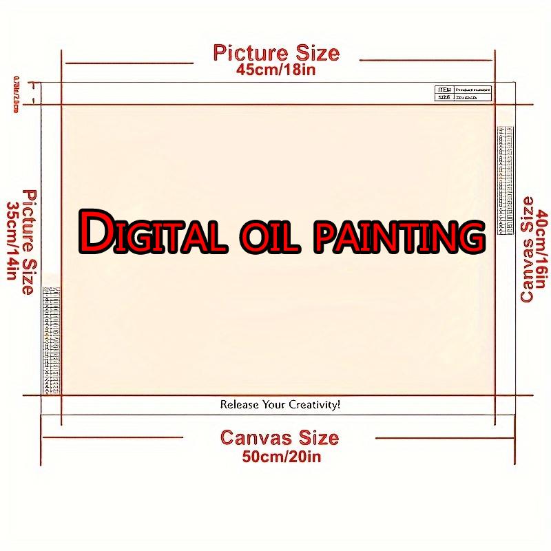 24 Color Personalised Paint By Numbers Photo Custom DIY Oil Painting By Number Picture Canvas Portrait Family Children