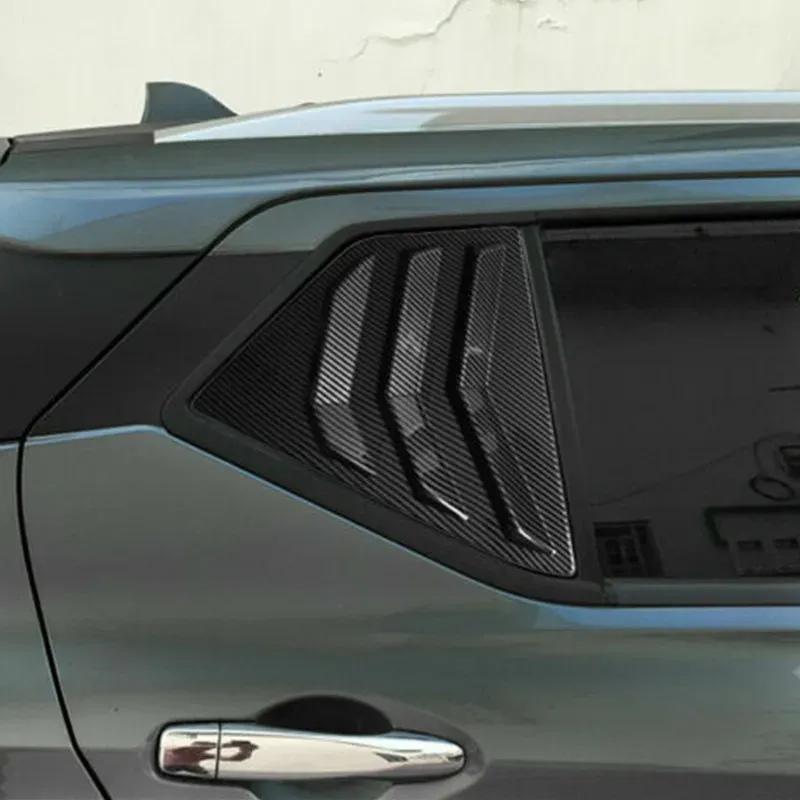 Для Nissan Kicks 2017 2018 - Пластик ABS Заднее окно Четверть Жалюзи Накладка Боковой Вентиляционный Отвод Автомобильные Клейкие Аксессуары