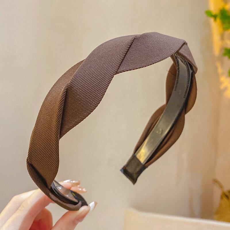 Elegant Simple Twist Headband for women Retro Suitable for daily wear, including washing up hair band girl Hair hoop
